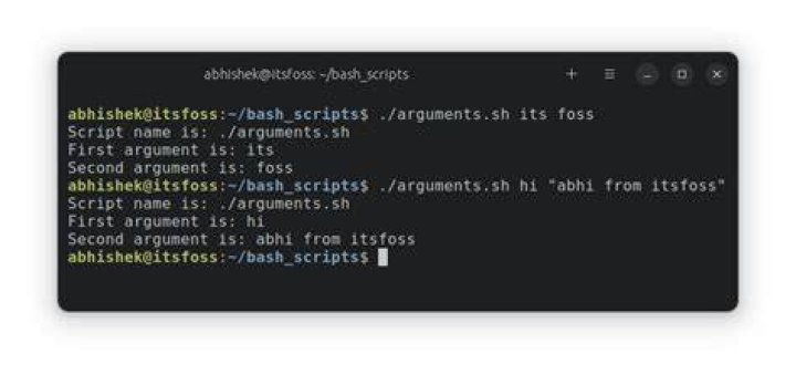 How do you pass arguments in bash