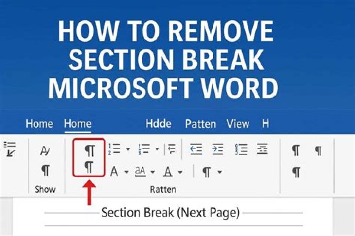 How do you remove a stubborn page break?