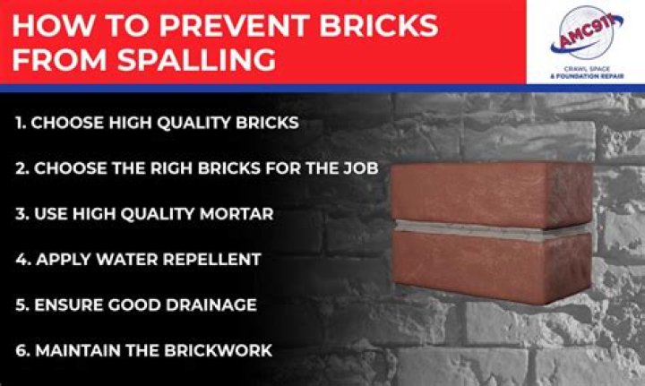 How do you stop bricks from spalling