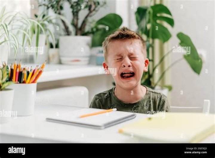 How do you stop yourself from crying while doing homework?