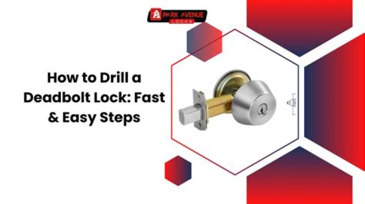 How do you unlock a deadbolt lock?