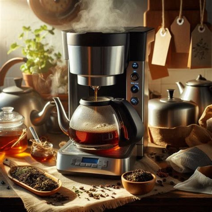 How do you use a coffee maker to make tea