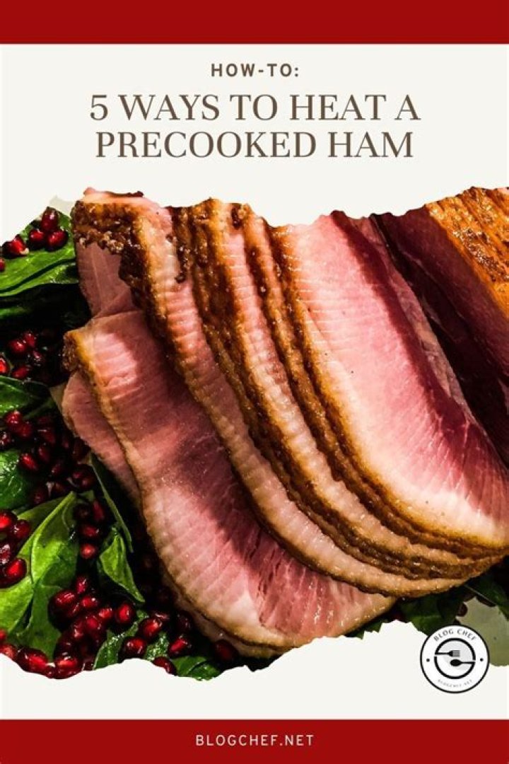 How do you warm up a precooked ham?