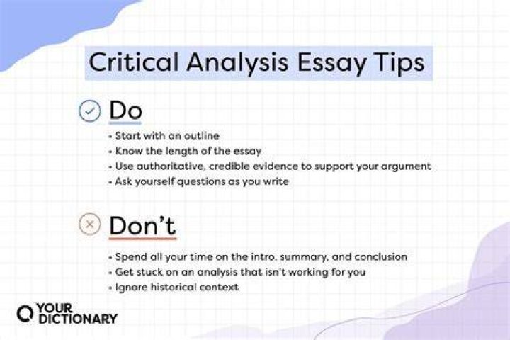 How do you write a critical thinking assignment?