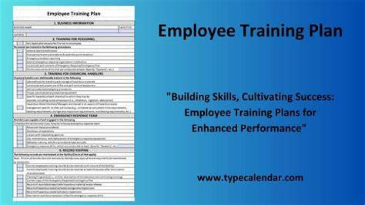 How do you write an employee training plan?