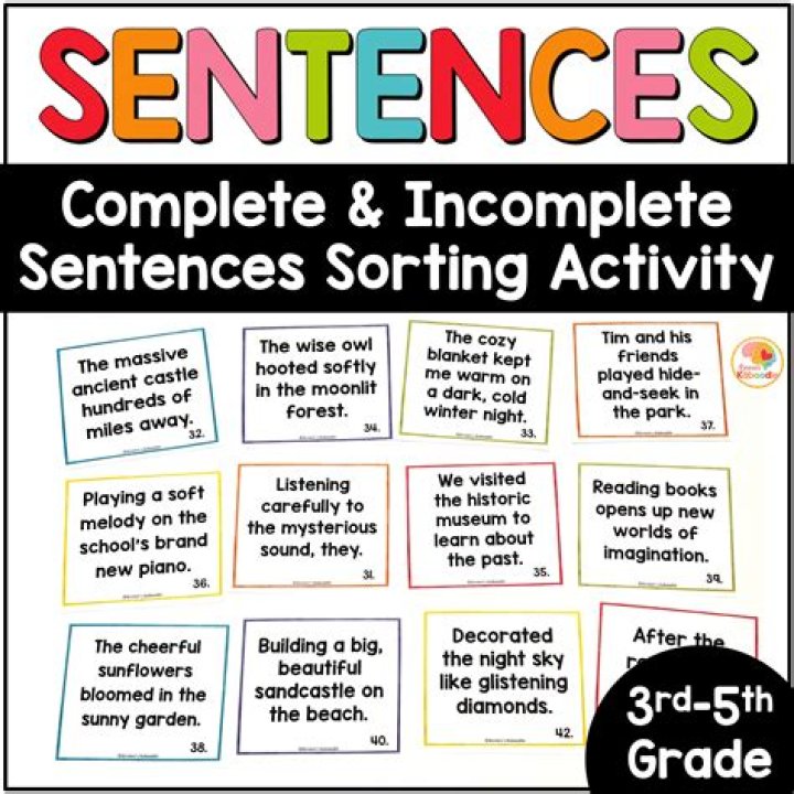 How do you write an incomplete sentence