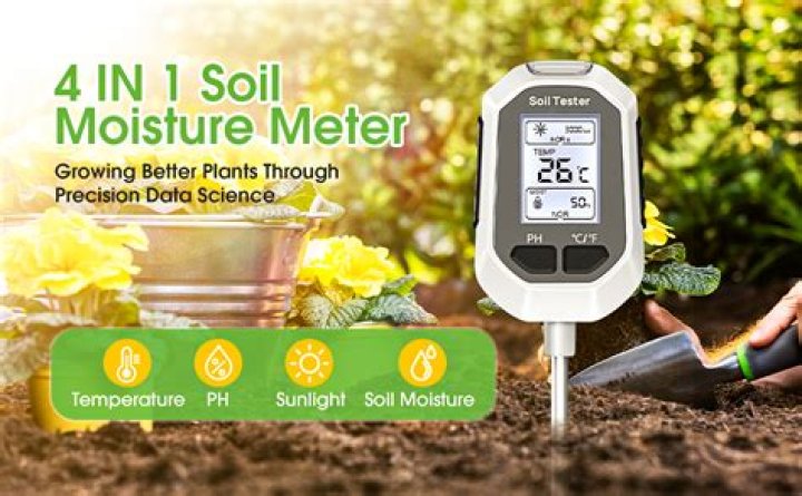 How does a soil moisture meter work without batteries
