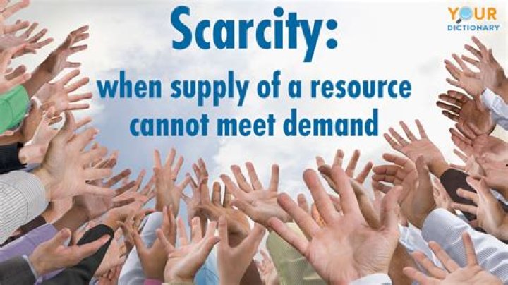 How does scarcity apply to property