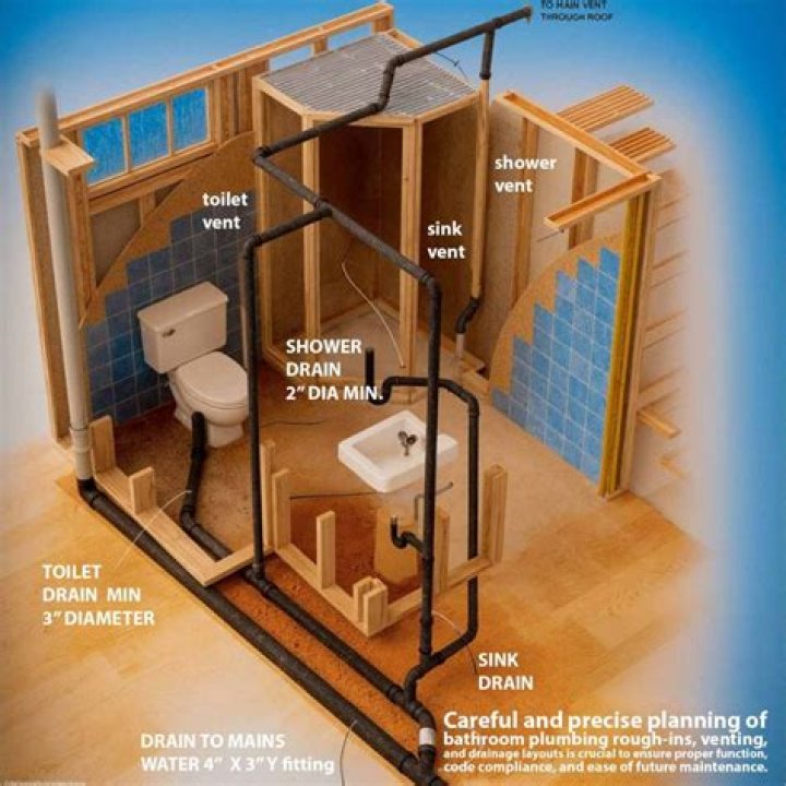 How far can toilet be from main stack?