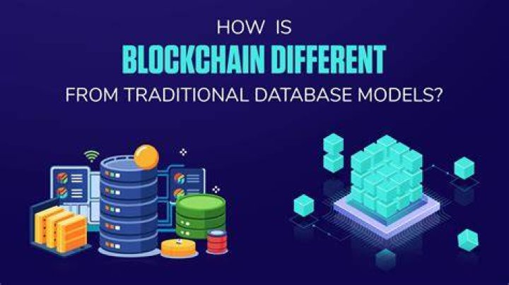 How is Blockchain different from distributed database