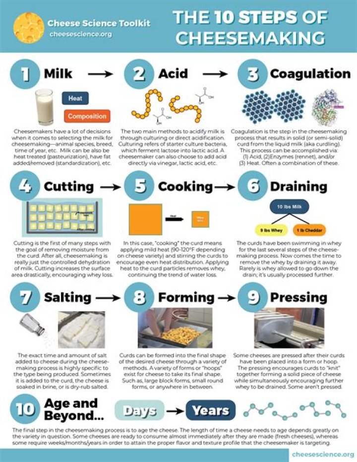 How is cheese made step by step?