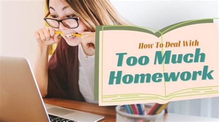 How is too much homework bad?