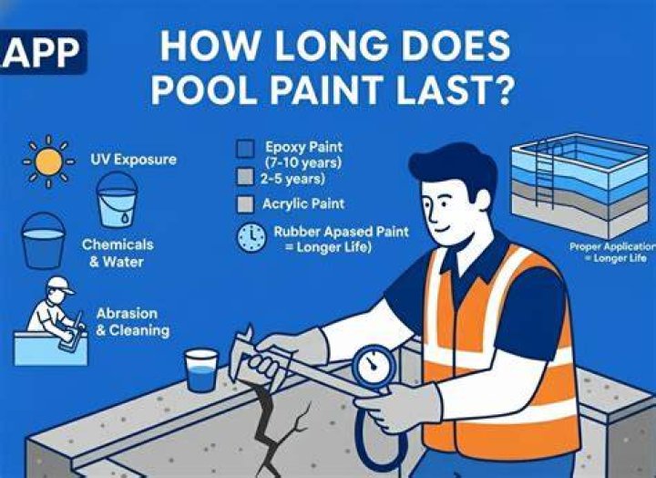 How long does swimming pool paint last