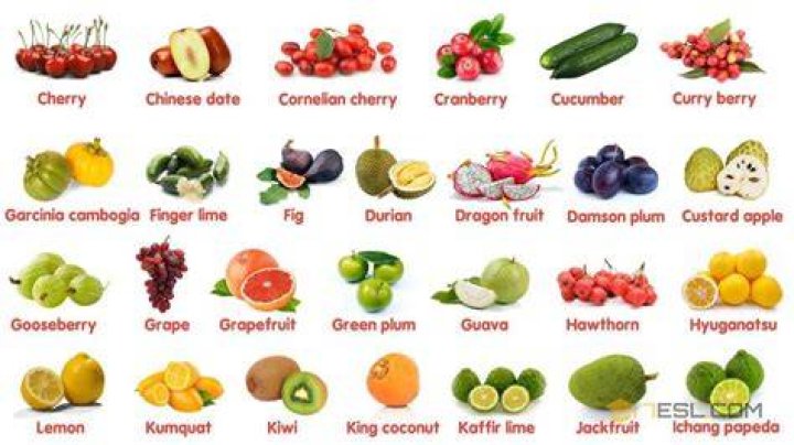 How many fruit are there