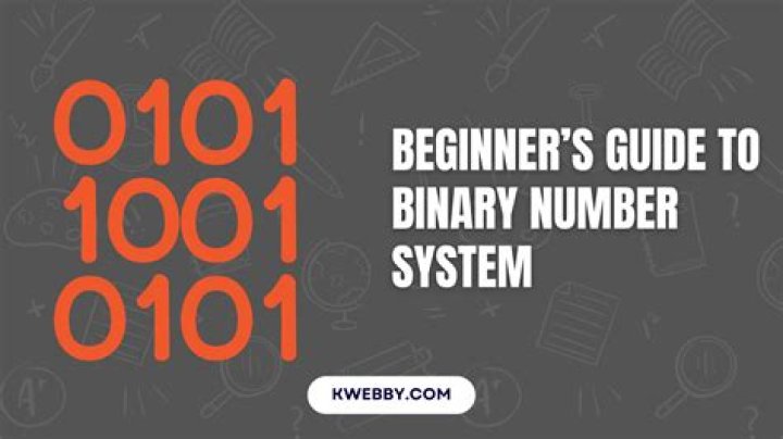 How many numbers are in a binary code?
