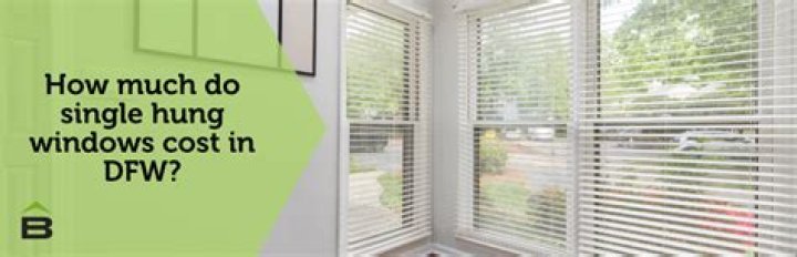 How much do single-hung windows cost?