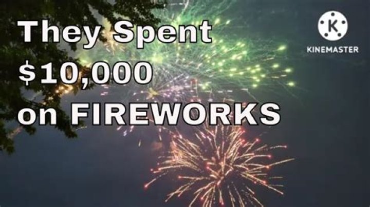 How much does a cake firework cost?