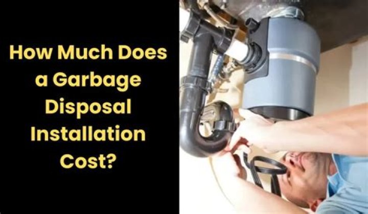 How much does a garbage disposal