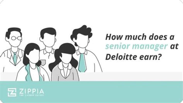 How much does a manager at Deloitte earn?