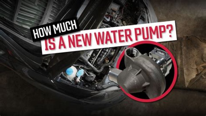How much does a small water pump cost