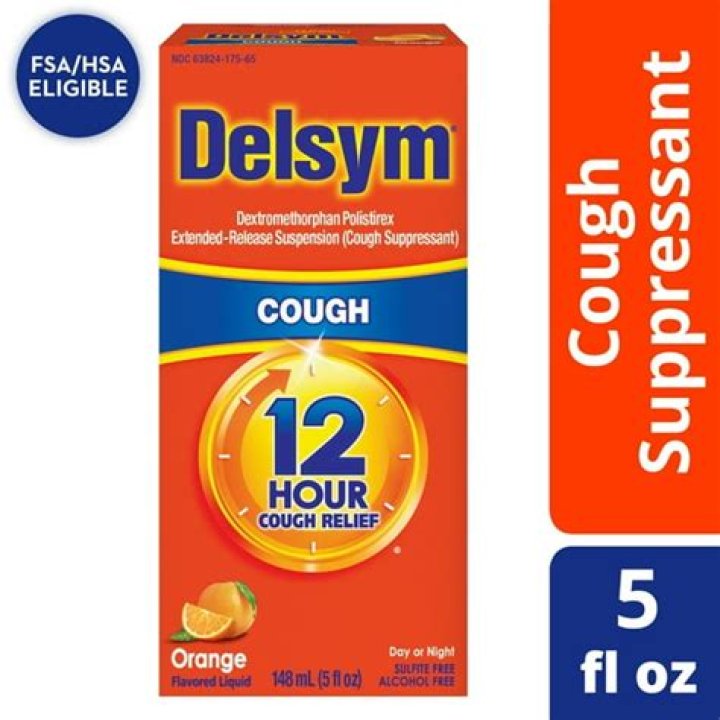 How much does Delsym cough syrup cost