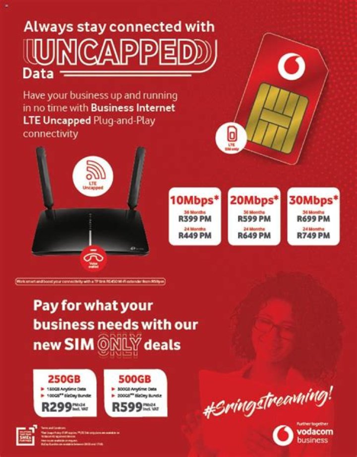 How much is Telkom uncapped Internet?