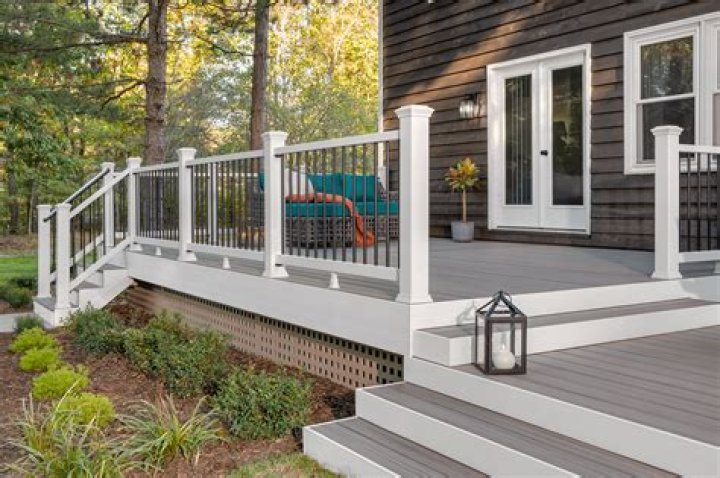 How much space should be between deck balusters