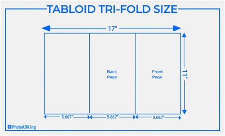 How tall is a tri fold