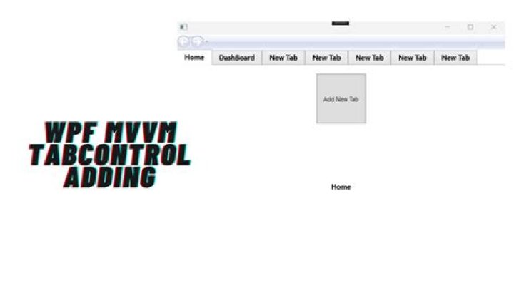 How to create a tab control in WPF?