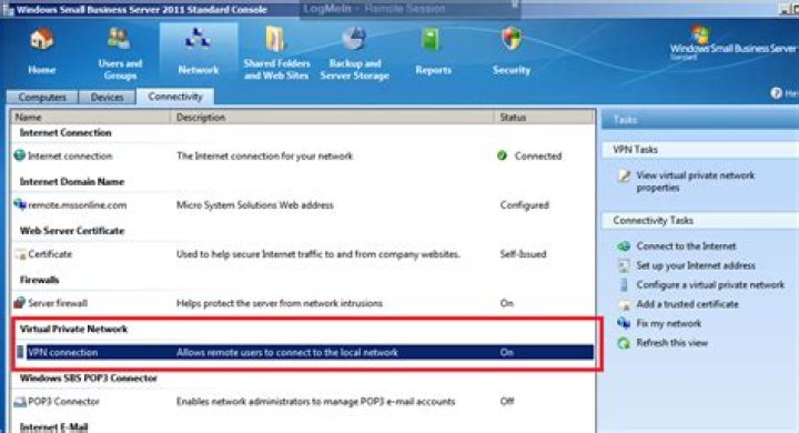 How to setup VPN on SBS 2011?