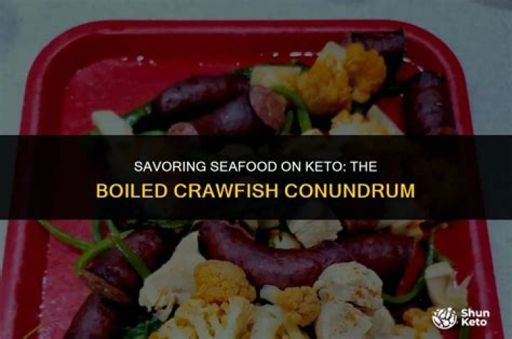 Is boiled crawfish Keto