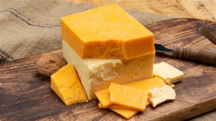 Is cheddar cheese actually orange?