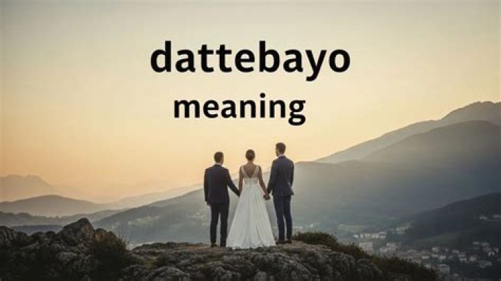 Is Dattebayo a real word?