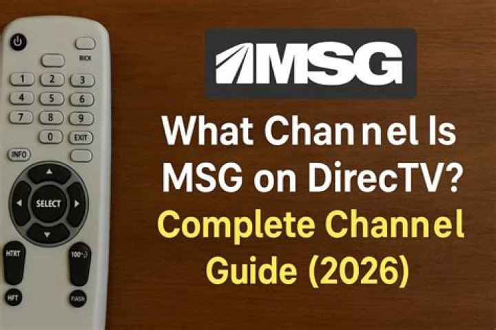 Is MSG Network available on directv?
