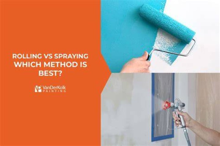 Is rolling or spraying paint better?