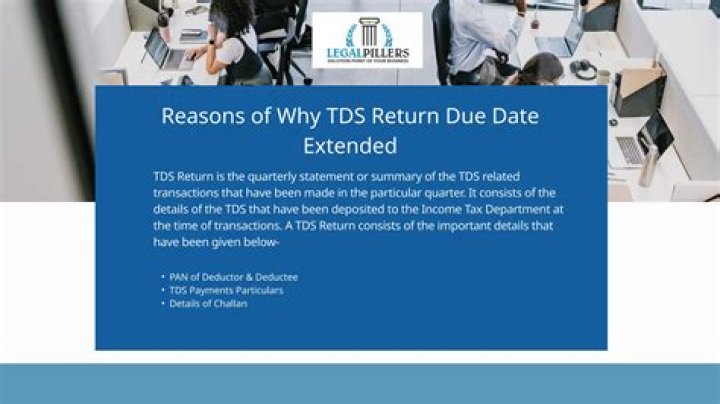 Is TDS return date extended?