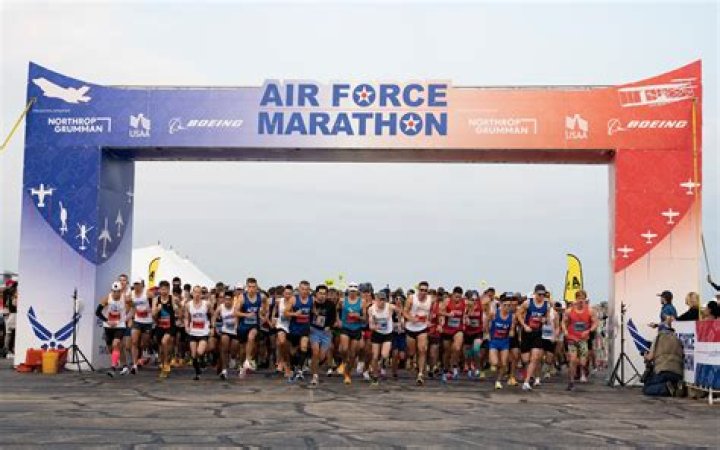 Is the Air Force Marathon course flat?