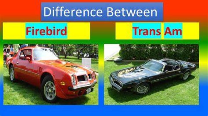 Is there a difference between a Firebird and a Trans Am?
