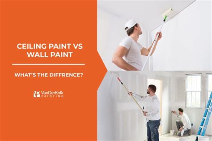Is there a difference between ceiling paint and regular paint
