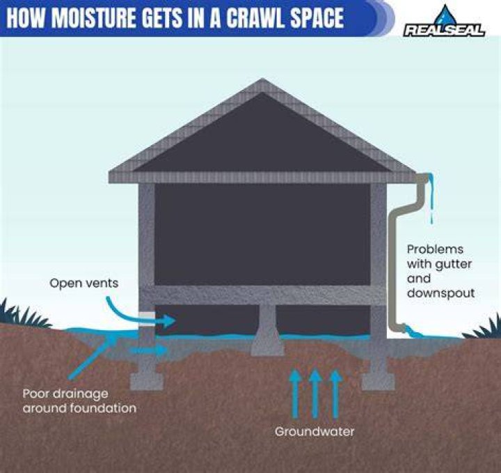 Should a crawl space be wet