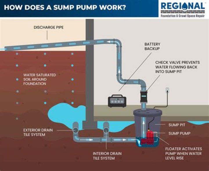Should a sump pump pit be dry