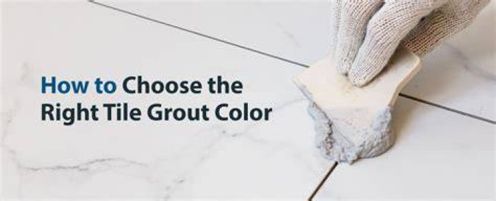 Should grout color match tile