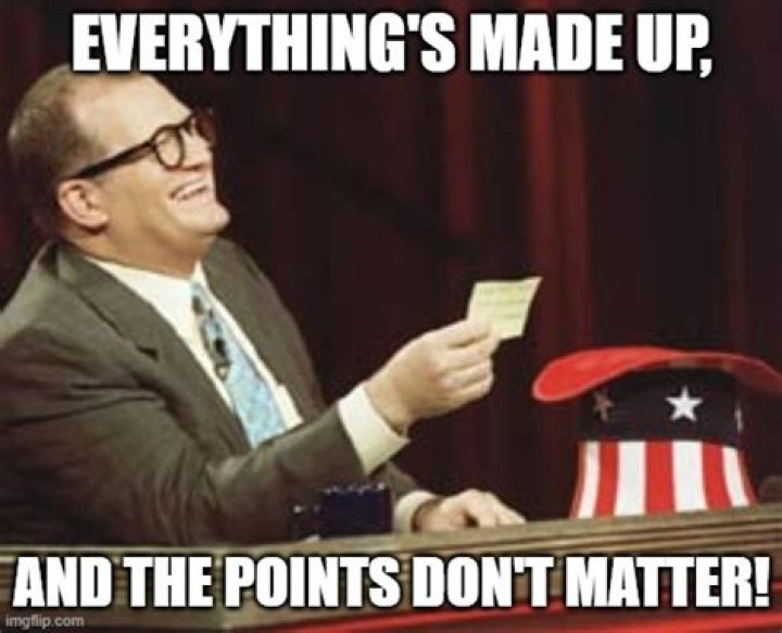 The Points Don’t Matter