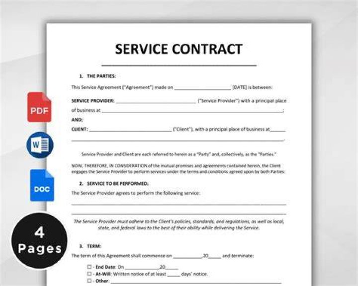 What are service contracts