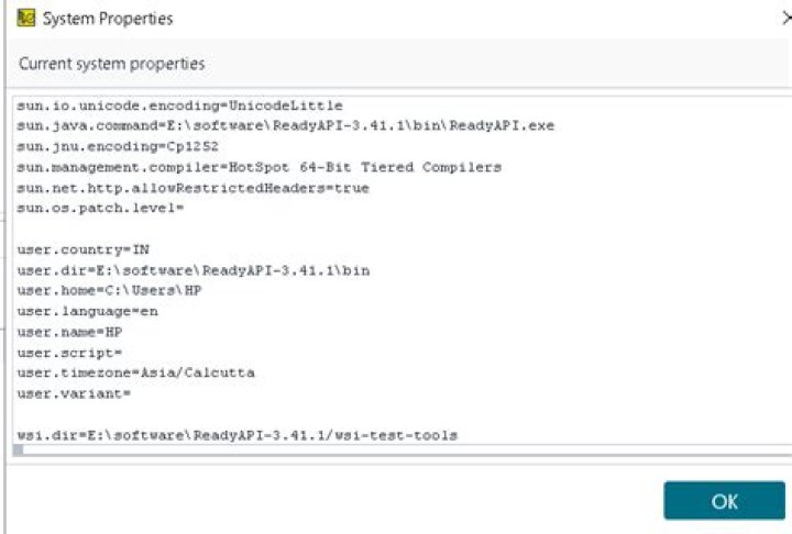 What are system properties in Java
