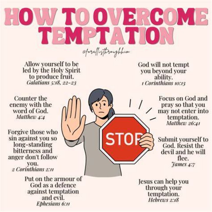 What can I do to avoid temptation?