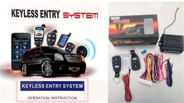 What can you do with a keyless entry system?