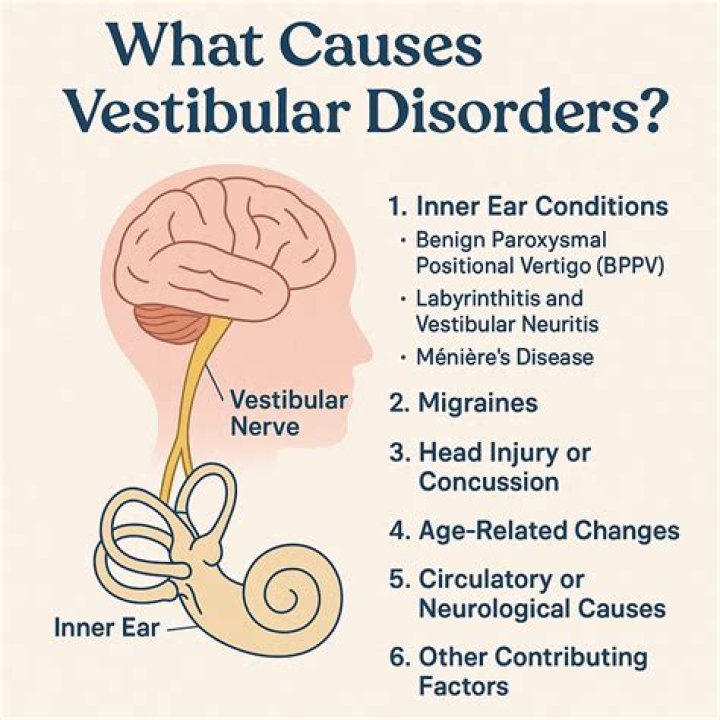 What causes peripheral vestibular disorder?