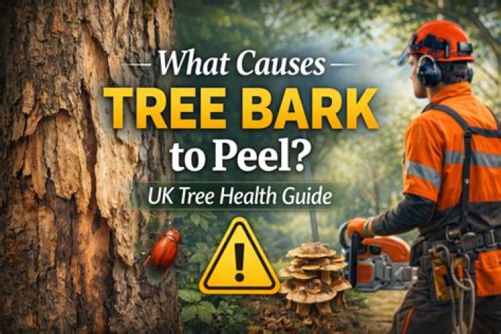 What causes tree bark to peel