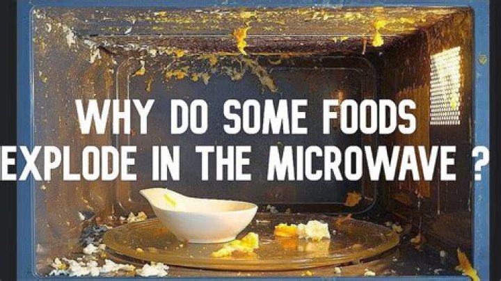 What causes water to explode in microwave?